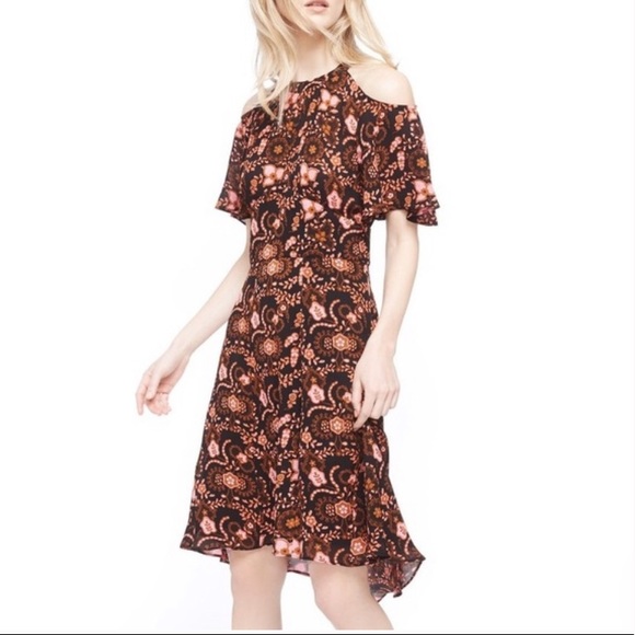 A.L.C. Dresses & Skirts - A.L.C. Emile Cold Shoulder Floral 100% Sil…